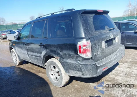 2007 Honda Pilot Ex-L z USA, uszkodzony, nr VIN 2HKYF18627H523078